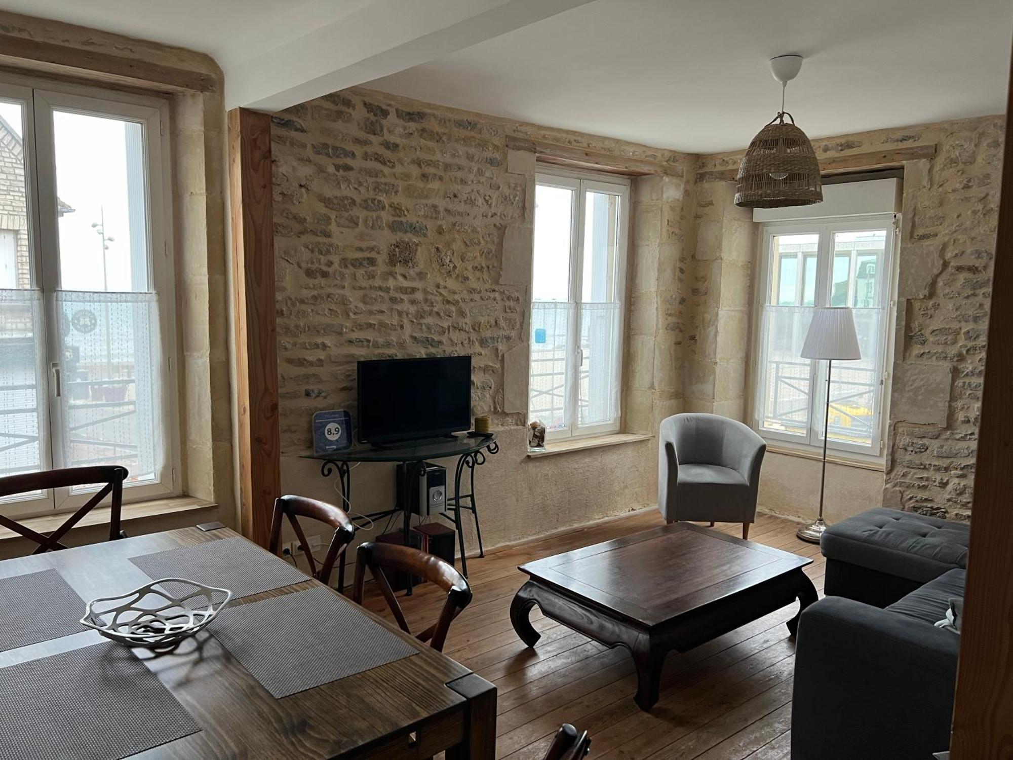 Appartement 3 Pieces Bord De Mer Place Du 6 Juin Arromanches-les-Bains Buitenkant foto